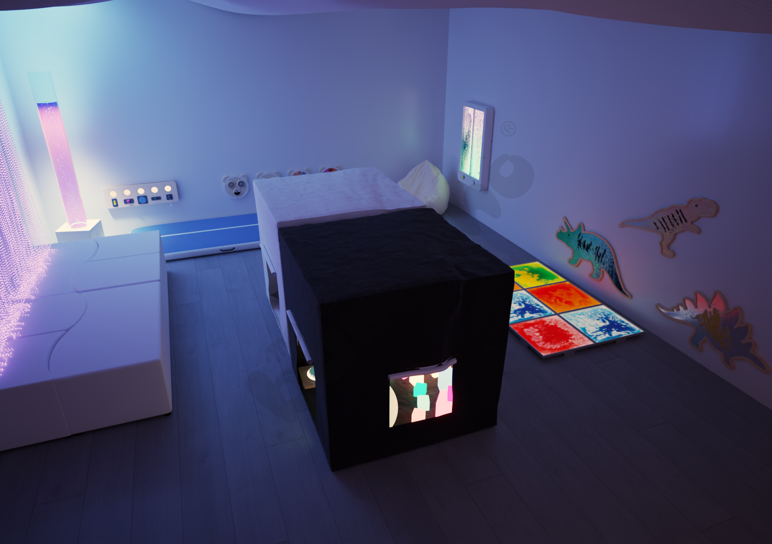 Sala doświadczania świata 3 Snoezelen