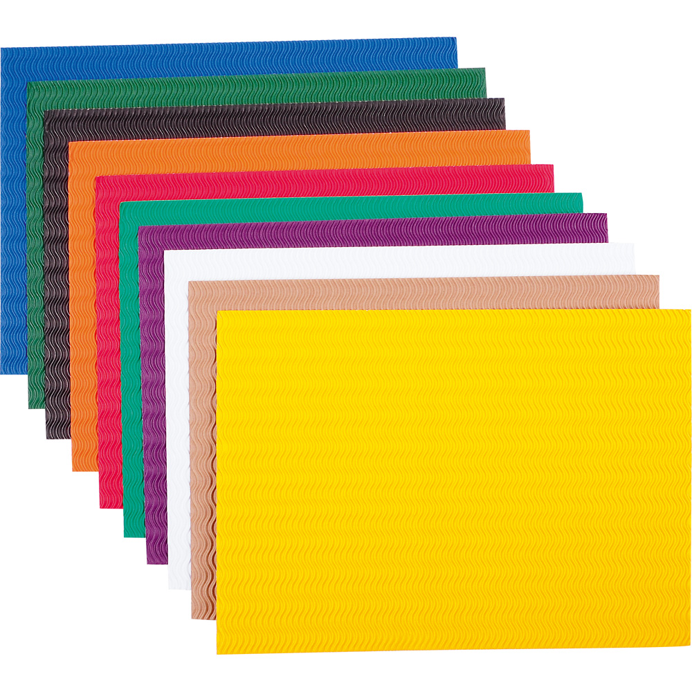 3D vlnitá lepenka mix