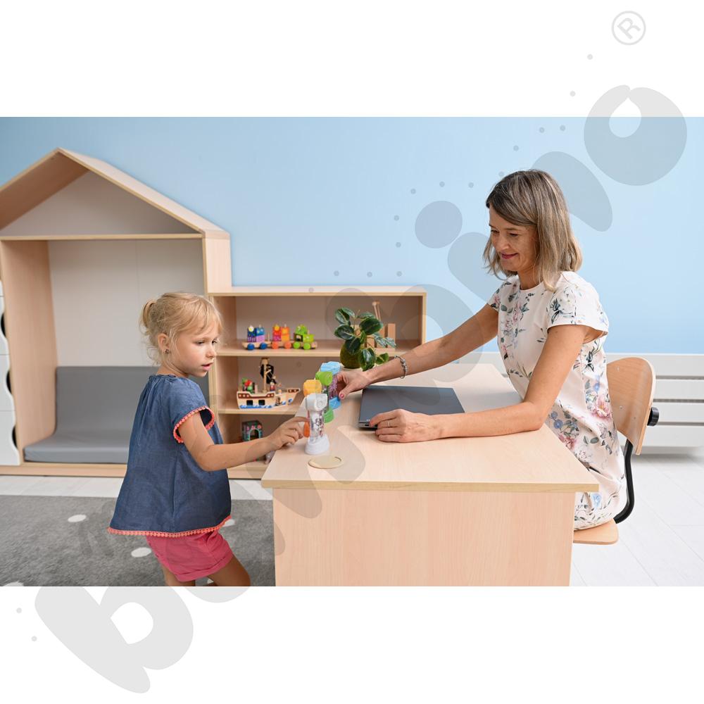 Drzwiczki i szuflada Feria białe laminowane