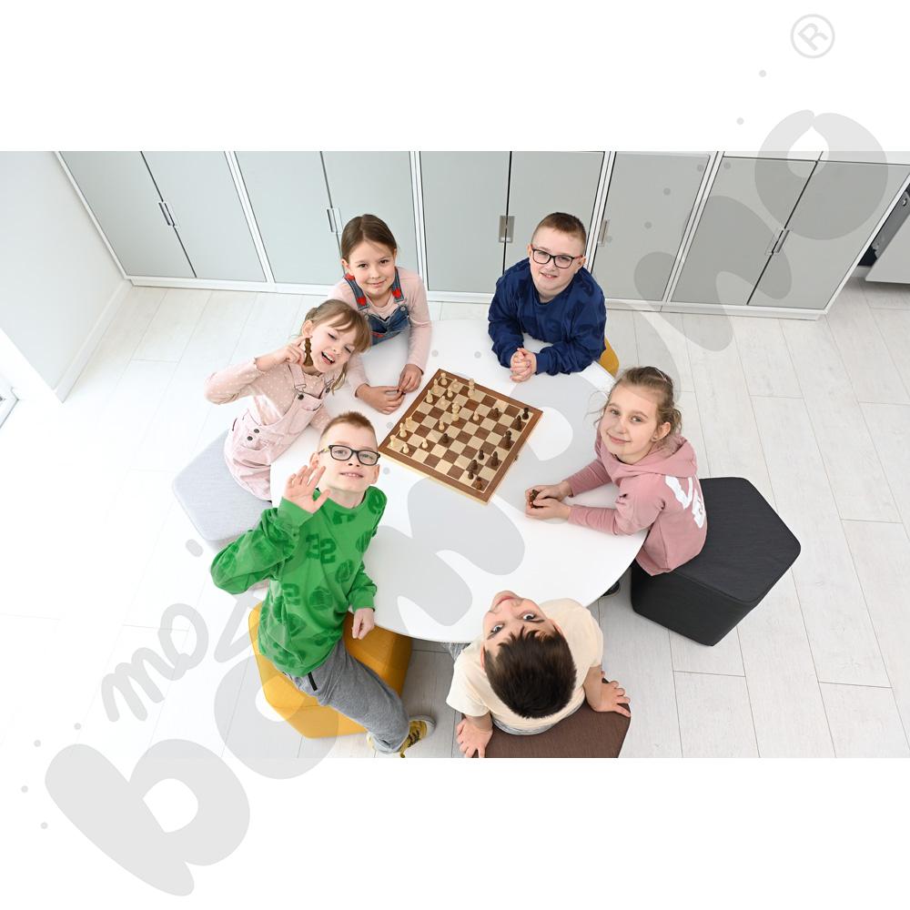 Stół Mila okrągły 120 cm, rozm. 3, blat biały