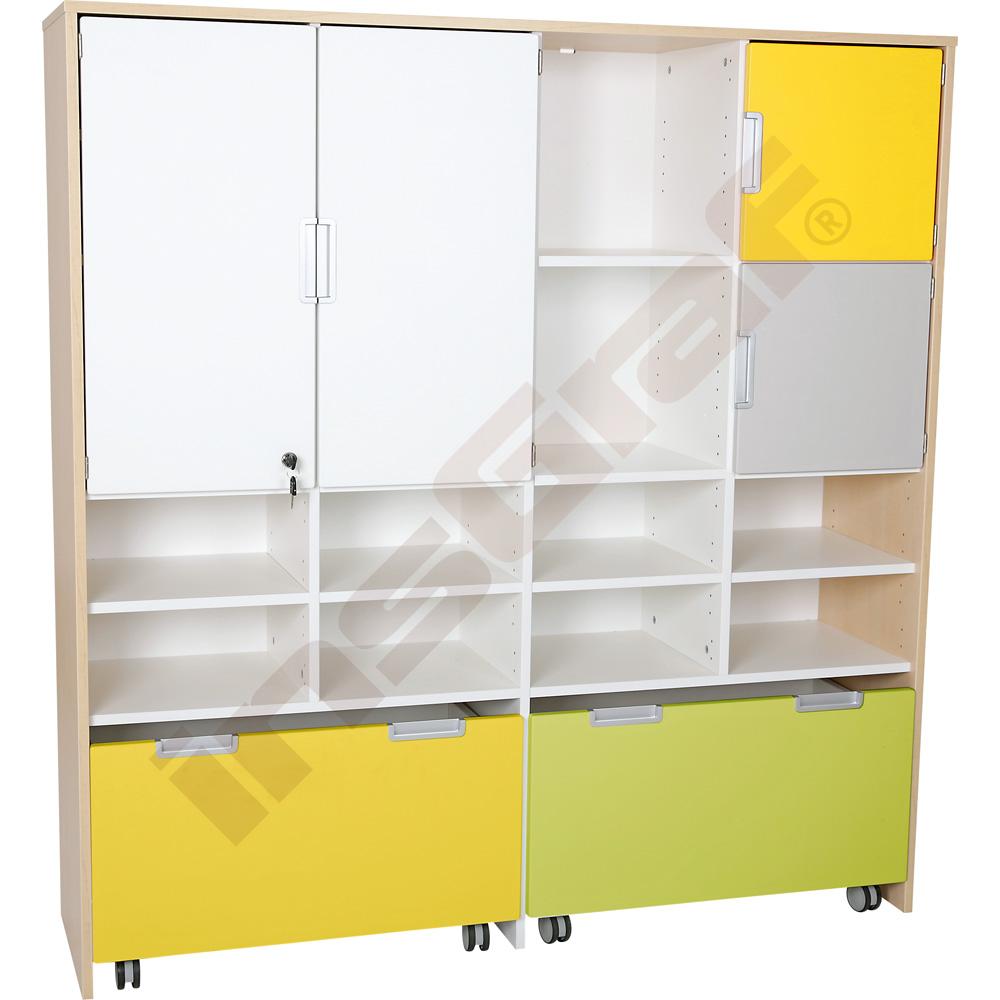 Quadro - sestava 41, 90°, korpusy světlý javor