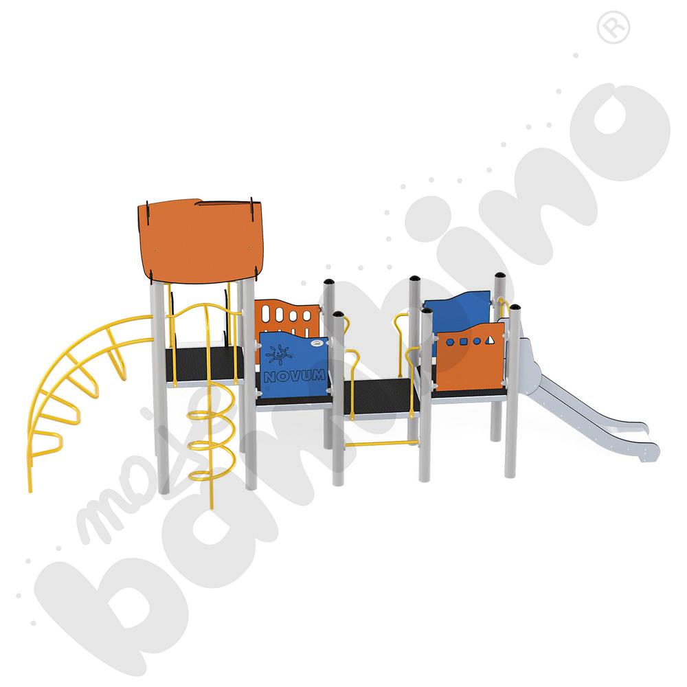 Orbis - wieża 12, metalowe słupy