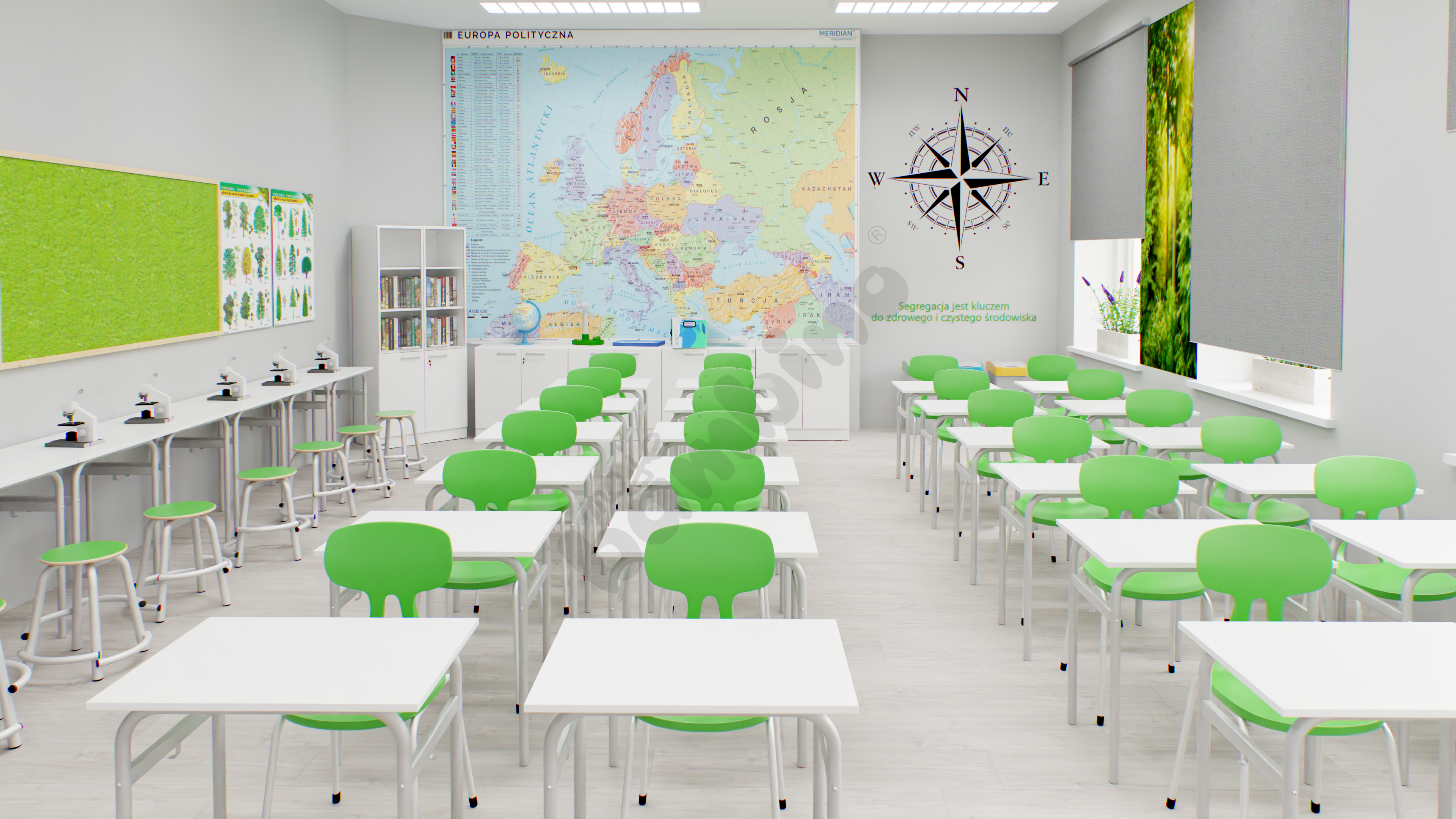 Zielona Pracownia 12/z krzesłami Colores?