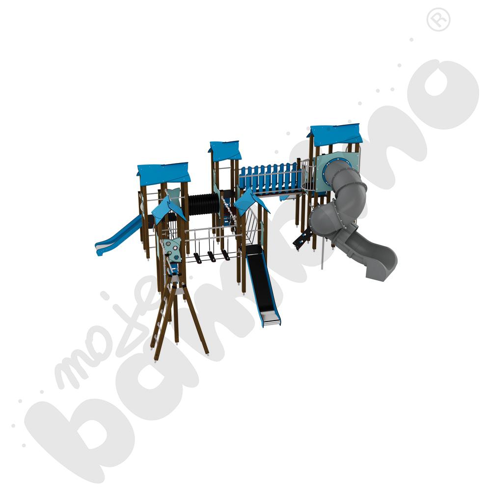 Zestaw Urbi 15, słupy drewniane B