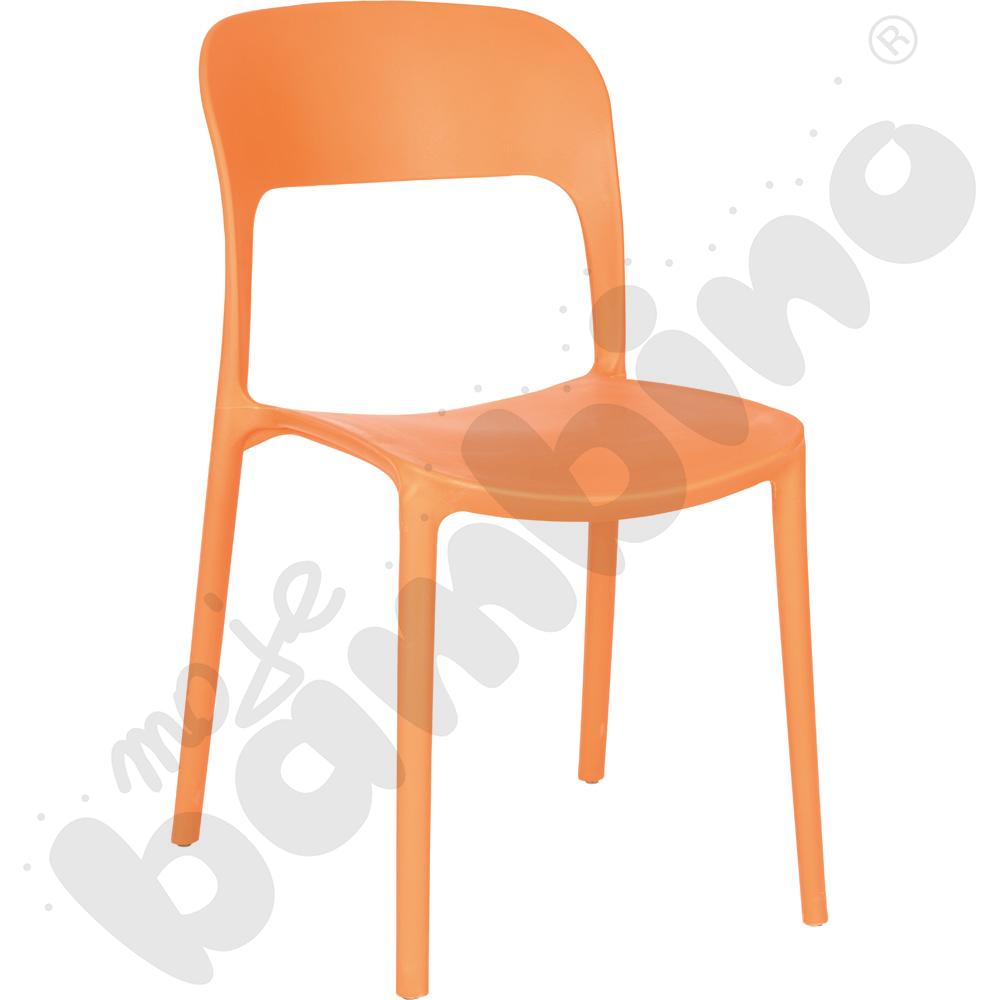 Krzesło Felix pomarańczowe