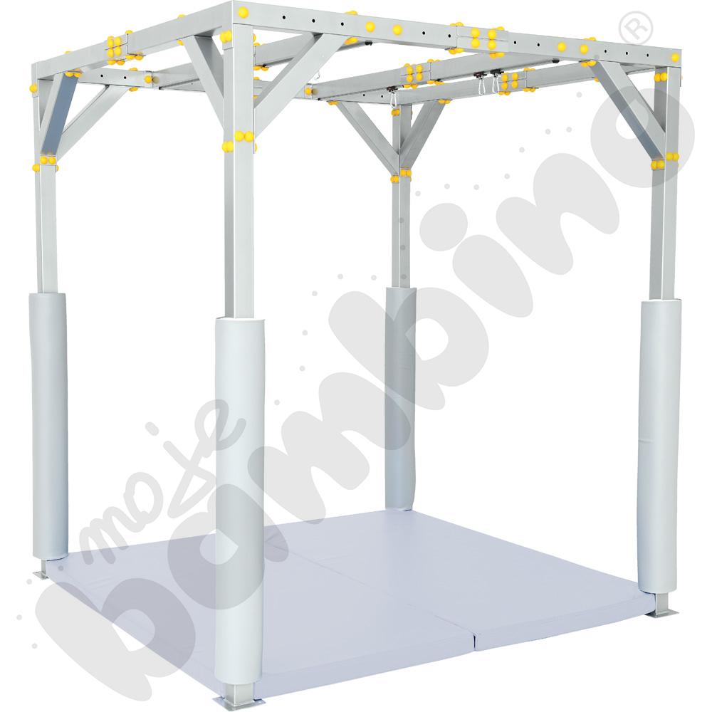 Zestaw 2 szarych materacy do kabiny SI - wyposażenie do kabiny SI - MED, 1 kpl.