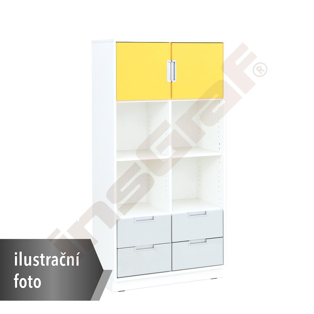 Quadro - sestava 150, 90˚, tiché zavírání, korpusy světlý javor