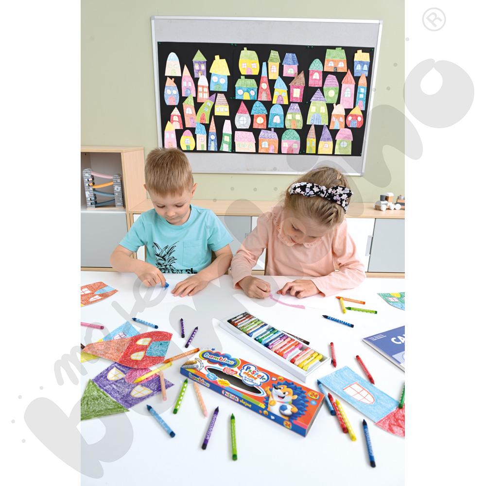 Kredki Bambino - zestaw stolikowy