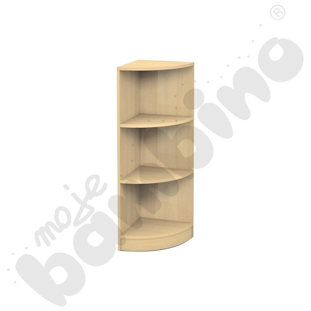 Regał narożny średni - klon 375