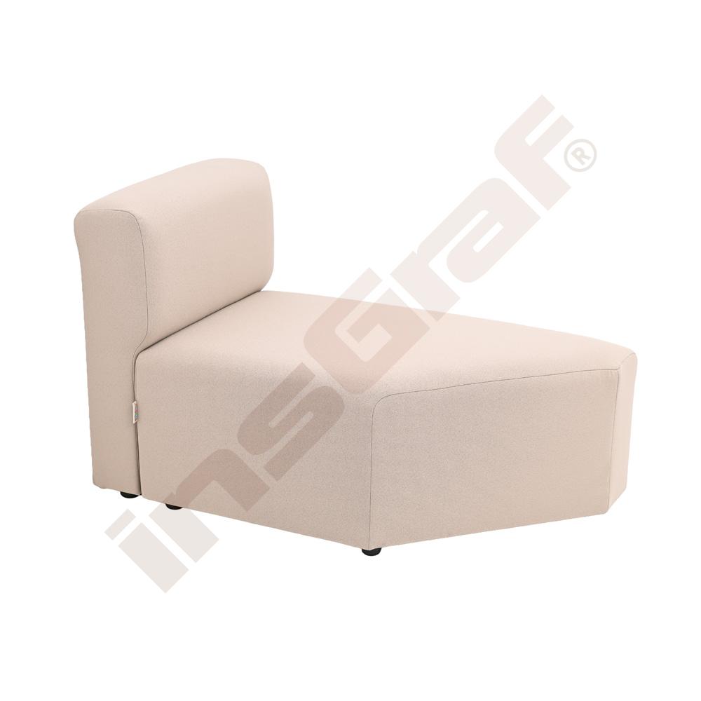 
Modern One Sitz mit Lehne, beige
