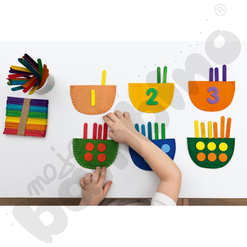 Patyczki kolorowe 11,5 cm, 1000 szt.