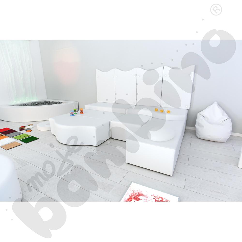 Pufa fala biała, wys. 35,5 cm