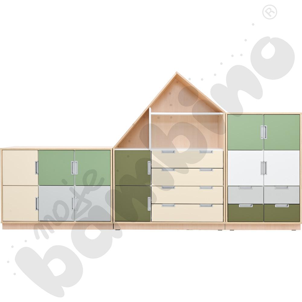 Quadro - zestaw 263, skrzynia klon jasny