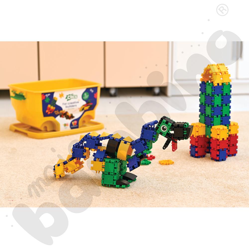 Klocki konstrukcyjne Clics Rollerbox 15w1