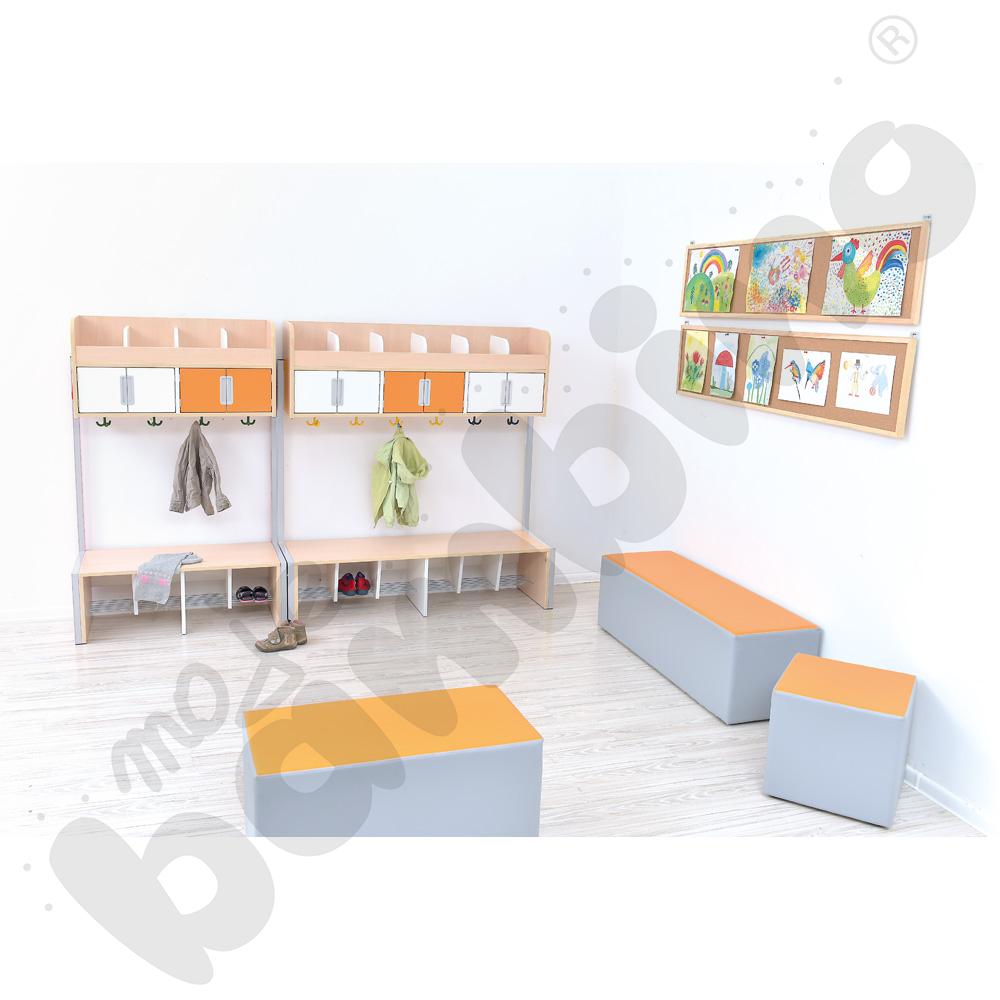 Quadro - szatnia na stelażu 6, klon jasny