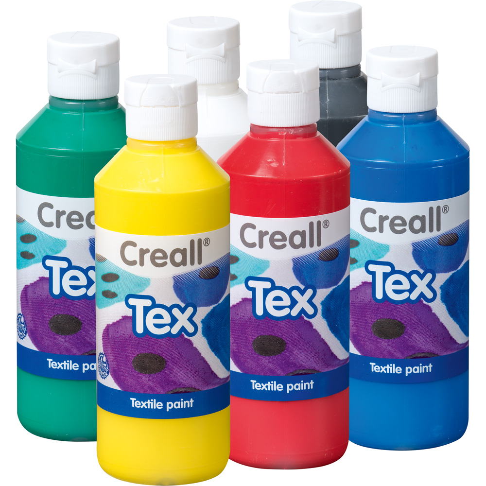 Farby na textil, 6 odtieňov