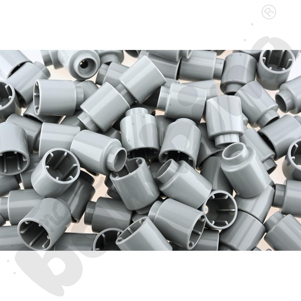 BOTZEES WALL - klocki 1-pinowe, szare