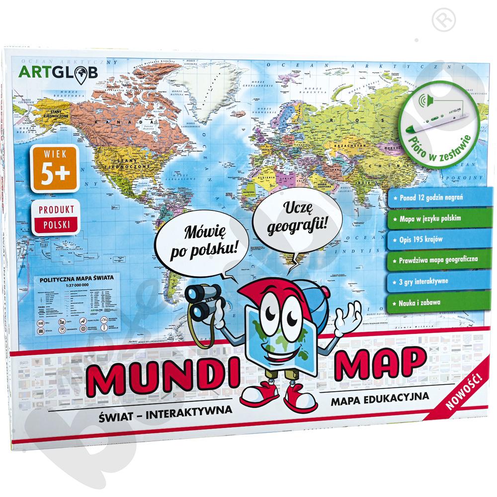 Mundi Map Świat - interaktywna mapa edukacyjna