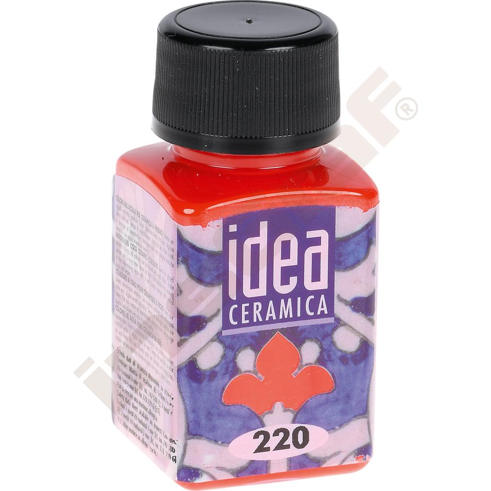 Barva na keramiku za studena - červená