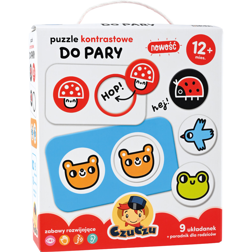 Kontrastné puzzle - Páry 