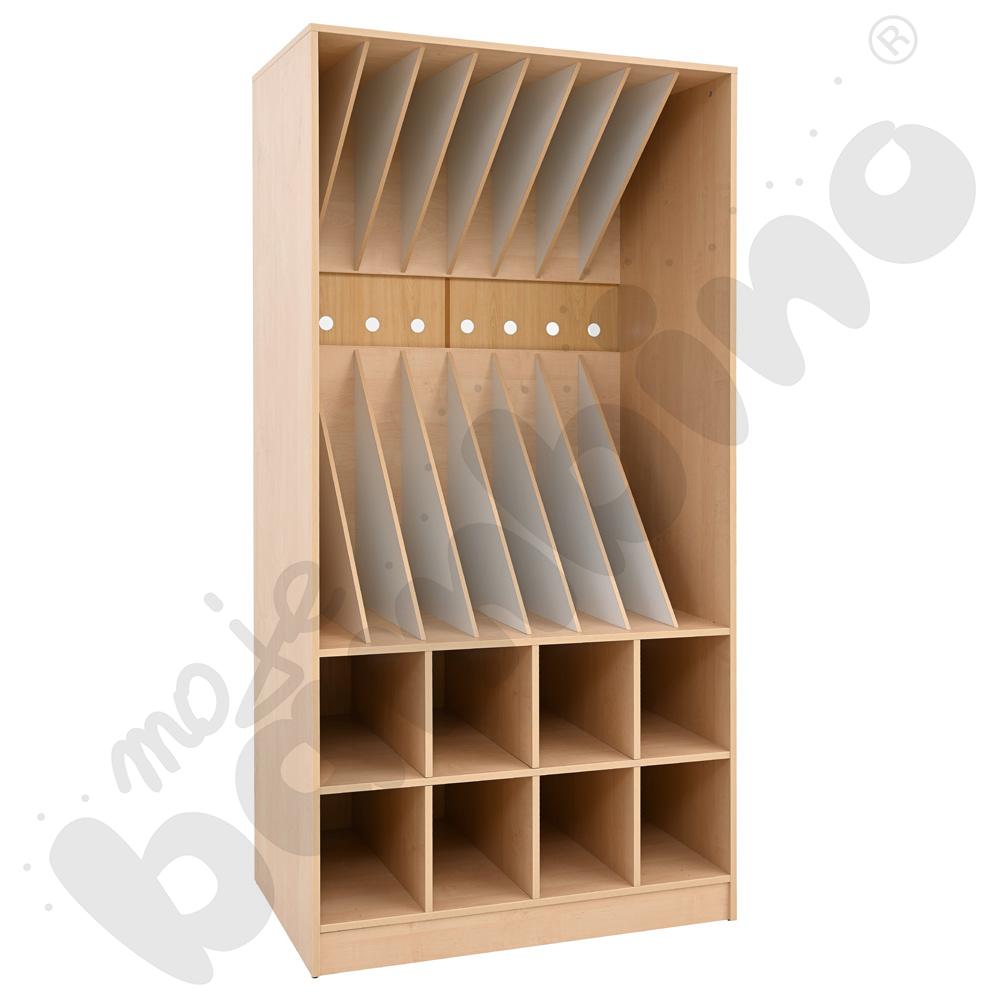 Szafa na pościel i 8 materacy 140 x 60, klon