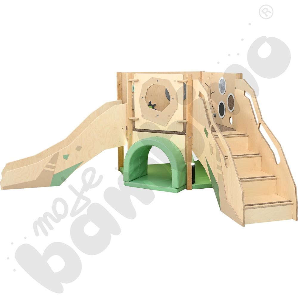 Kącik Leśny zakątek z elementami sensorycznymi