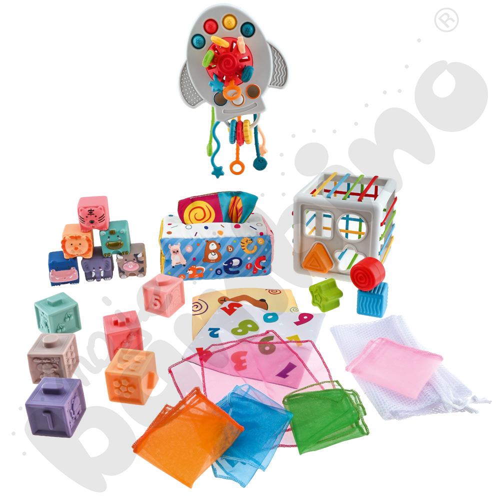 Zabawki manipulacyjne malucha 6 w 1