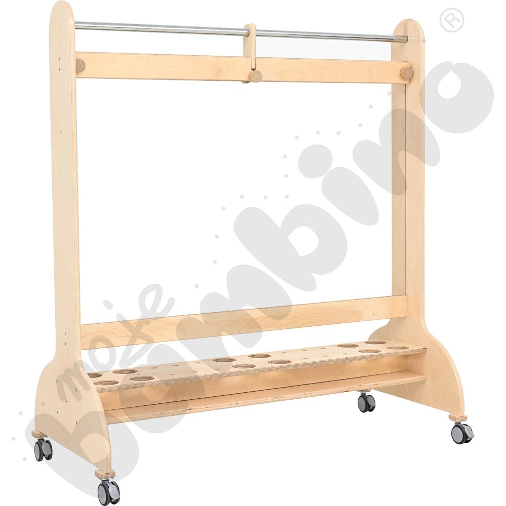 Organizer plastyczny na kółkach