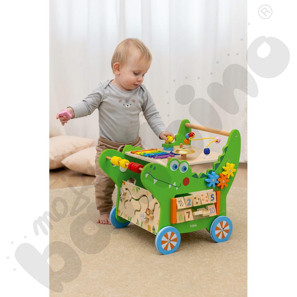 Wózek pchacz Krokodyl