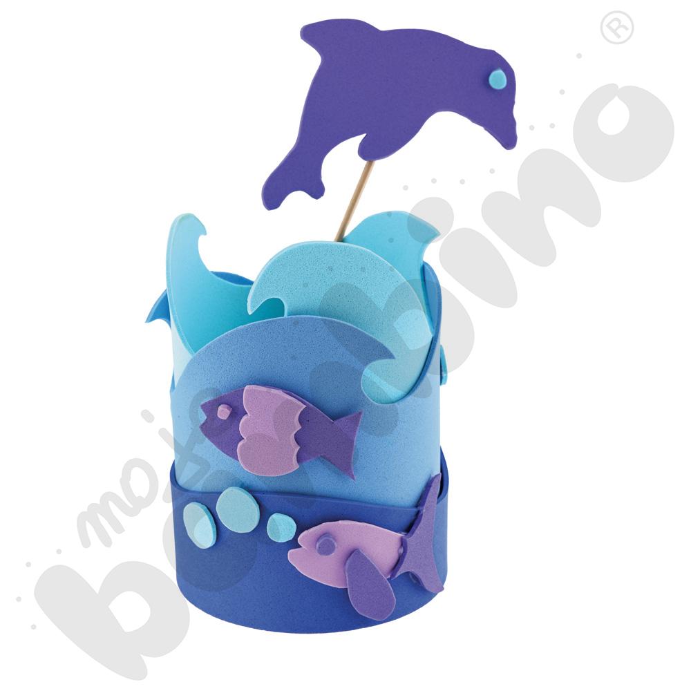 Piankowe arkusze, kolor mix niebieski