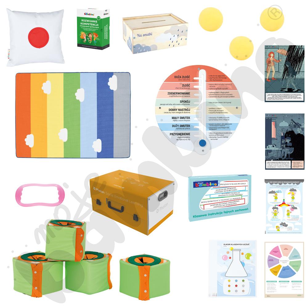 Multimedialny Gabinet Terapii Emocjonalno -Społecznej z wykorzystaniem TIK - Robot Photon, Program multimedialny: Rozwijanie kompetencji emocjonalno-społecznych + Tablet + pomoce dydaktyczne 