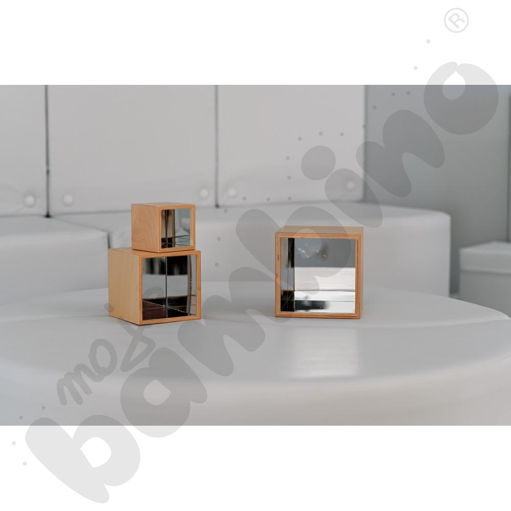 Lustrzane pudełka, 3 szt.