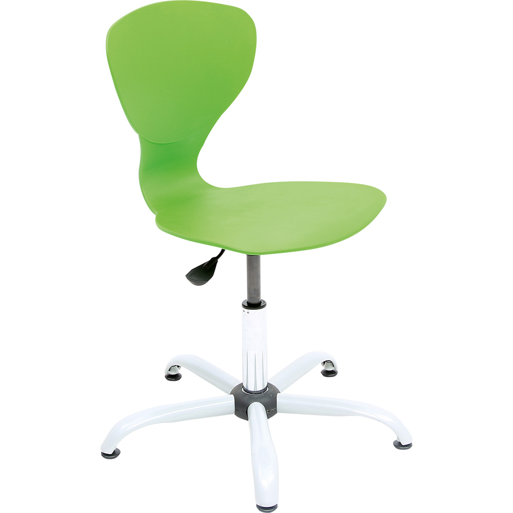 Otočná stolička Flexi, s reg. výšky od 38 do 51 cm - zelená
