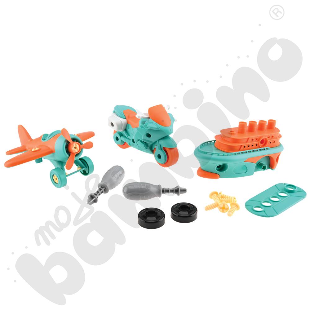 Pojazdy STEM 3+, zestaw