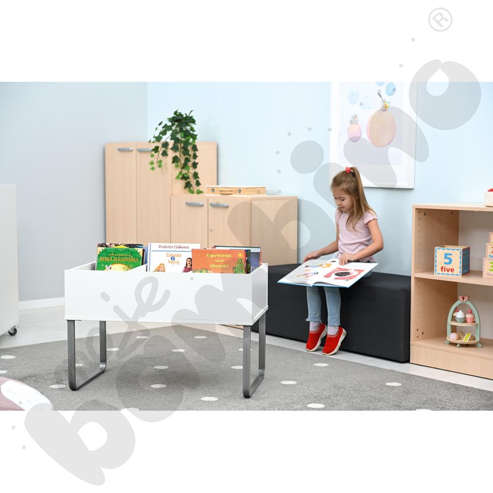 Biblioteczka stojąca Grande, wys. 55  - biała