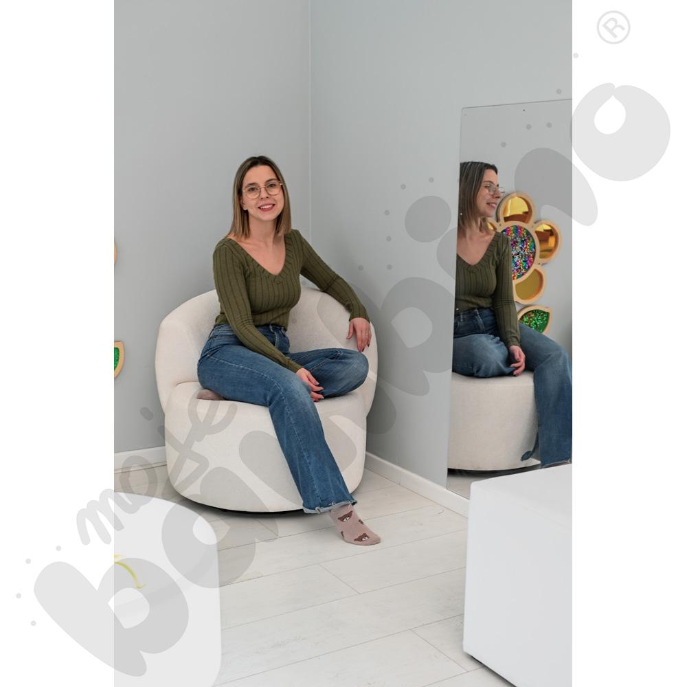 Fotel obrotowy Natalie biały