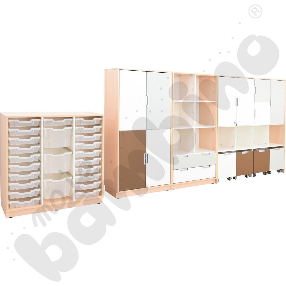 Quadro - zestaw 77, 90 st., skrzynia klon jasny