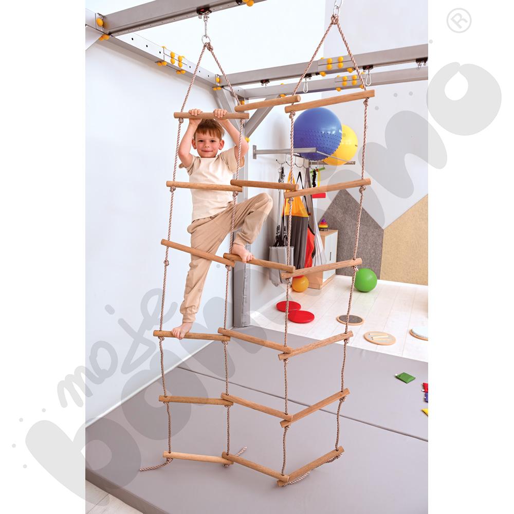 Potrójna drabinka sznurkowa