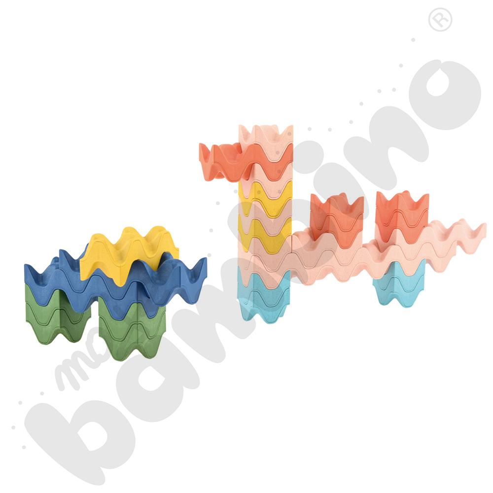 Klocki kreatywne fale, 90 elem.