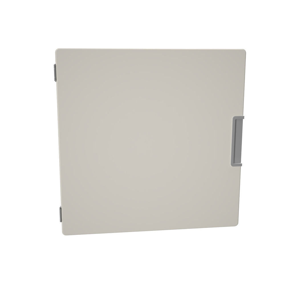 Quadro - malé dvierka 90 st. montované do predelu, tiché zatváranie - pieskové