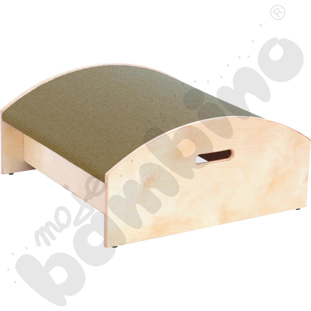 Podest kwadrat wypukły, wys. 20 cm - jasnobrązowy