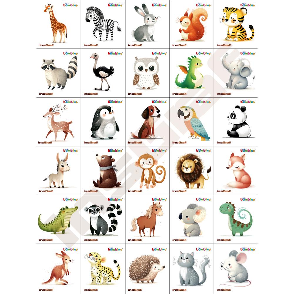 Nálepky Fauna, 30 ks