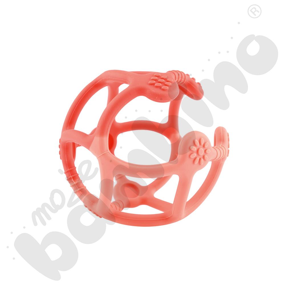 Ażurowa piłeczka silikonowa, mix kolorów