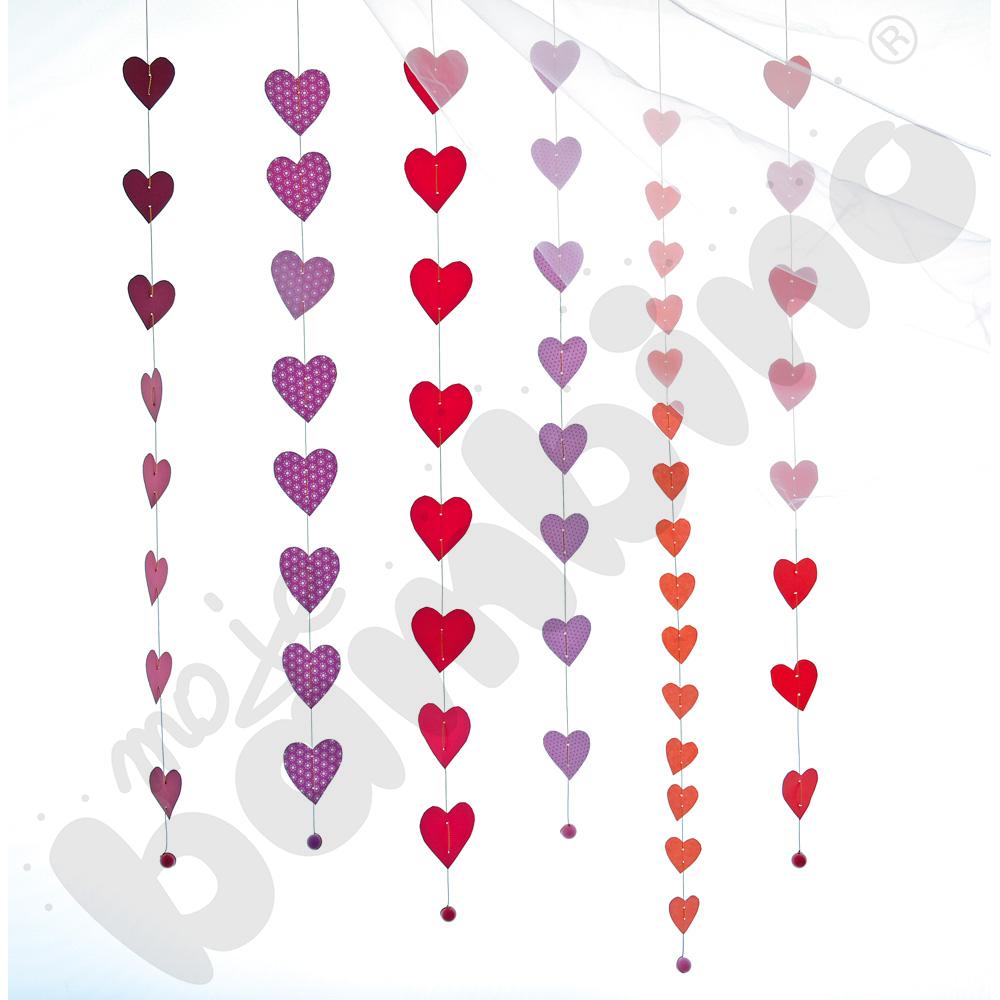 Walentynkowe girlandy