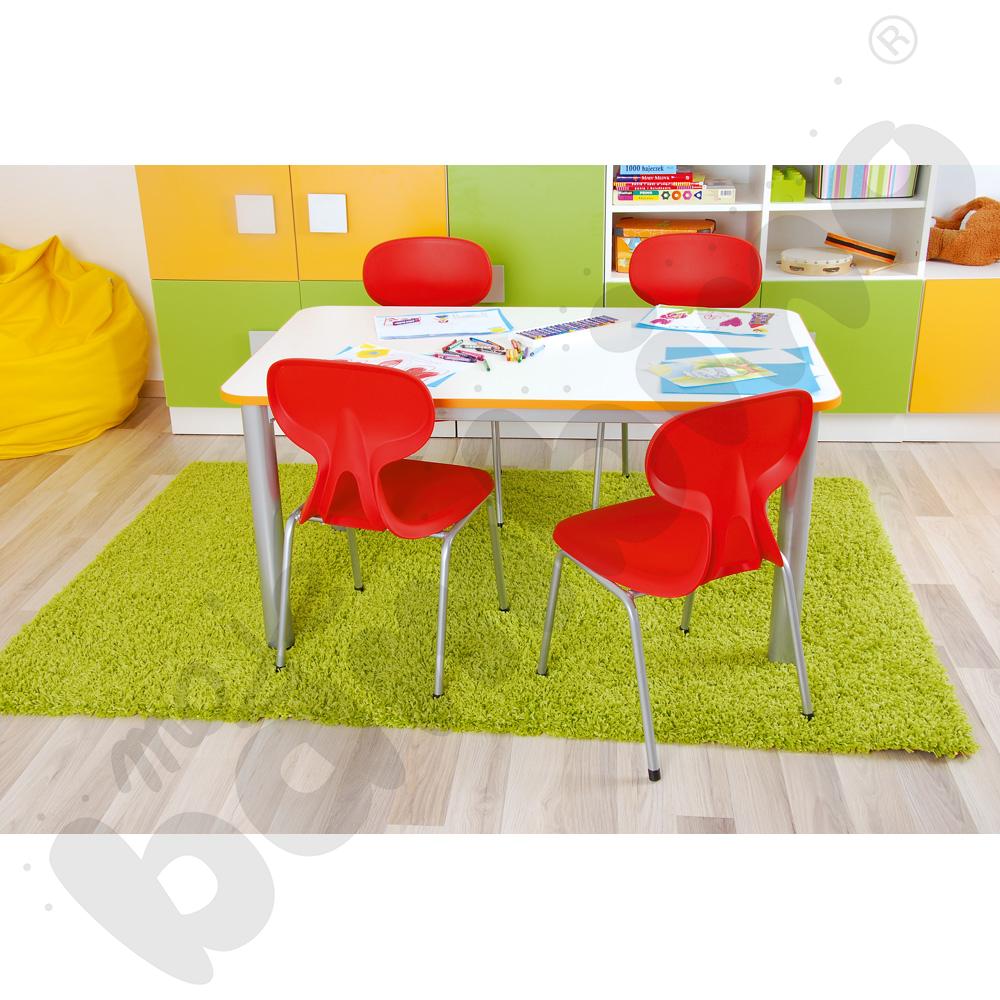Krzesło Colores rozm. 3 czerwone
