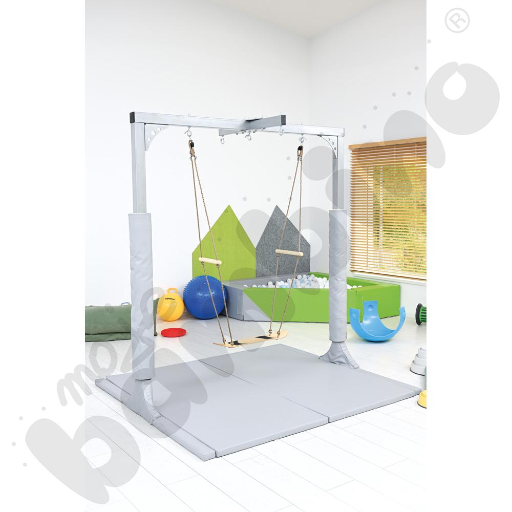 Materace antypoślizgowe szare, 2 szt. - MED