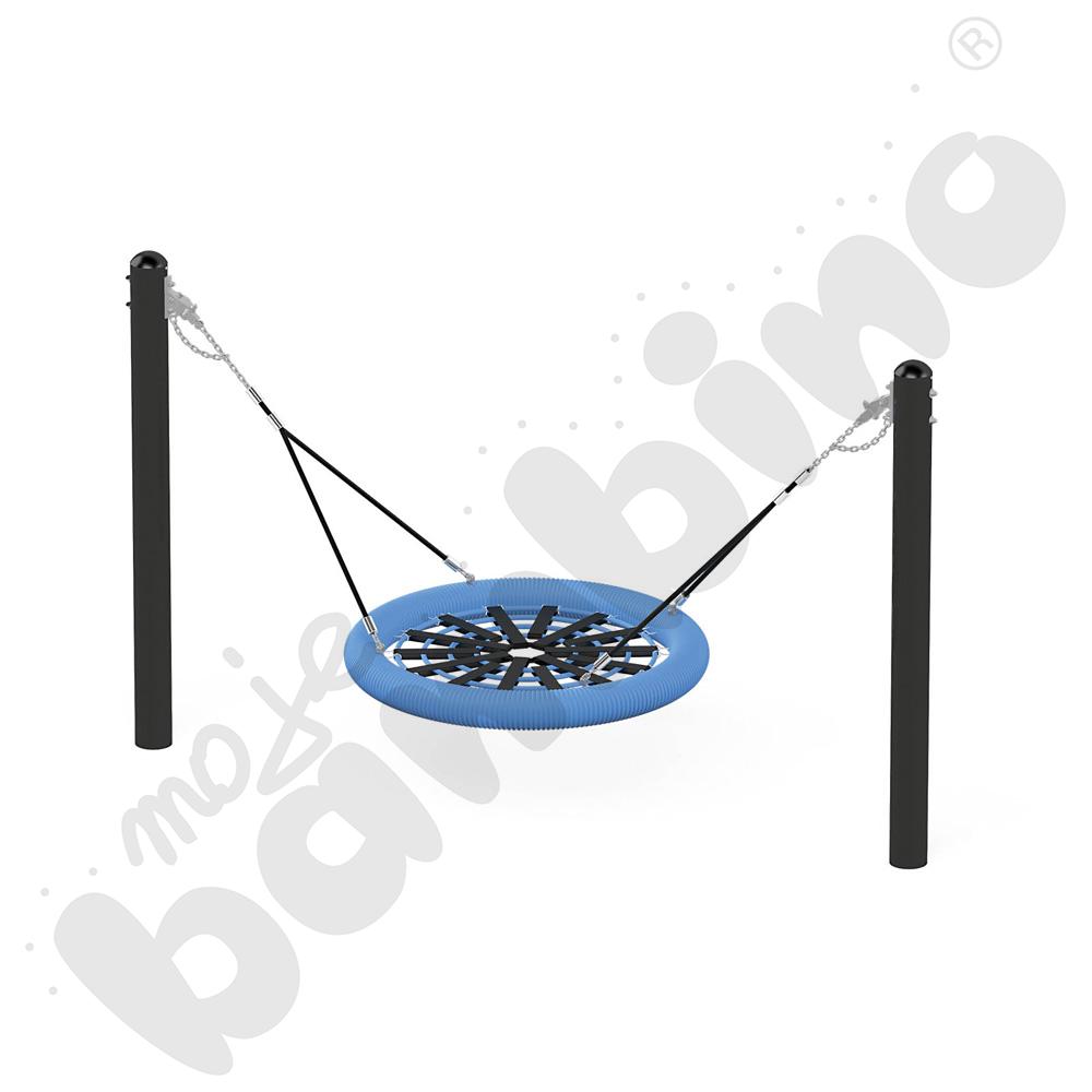 Huśtawka na słupach Bocianie gniazdo/z zawiesiem