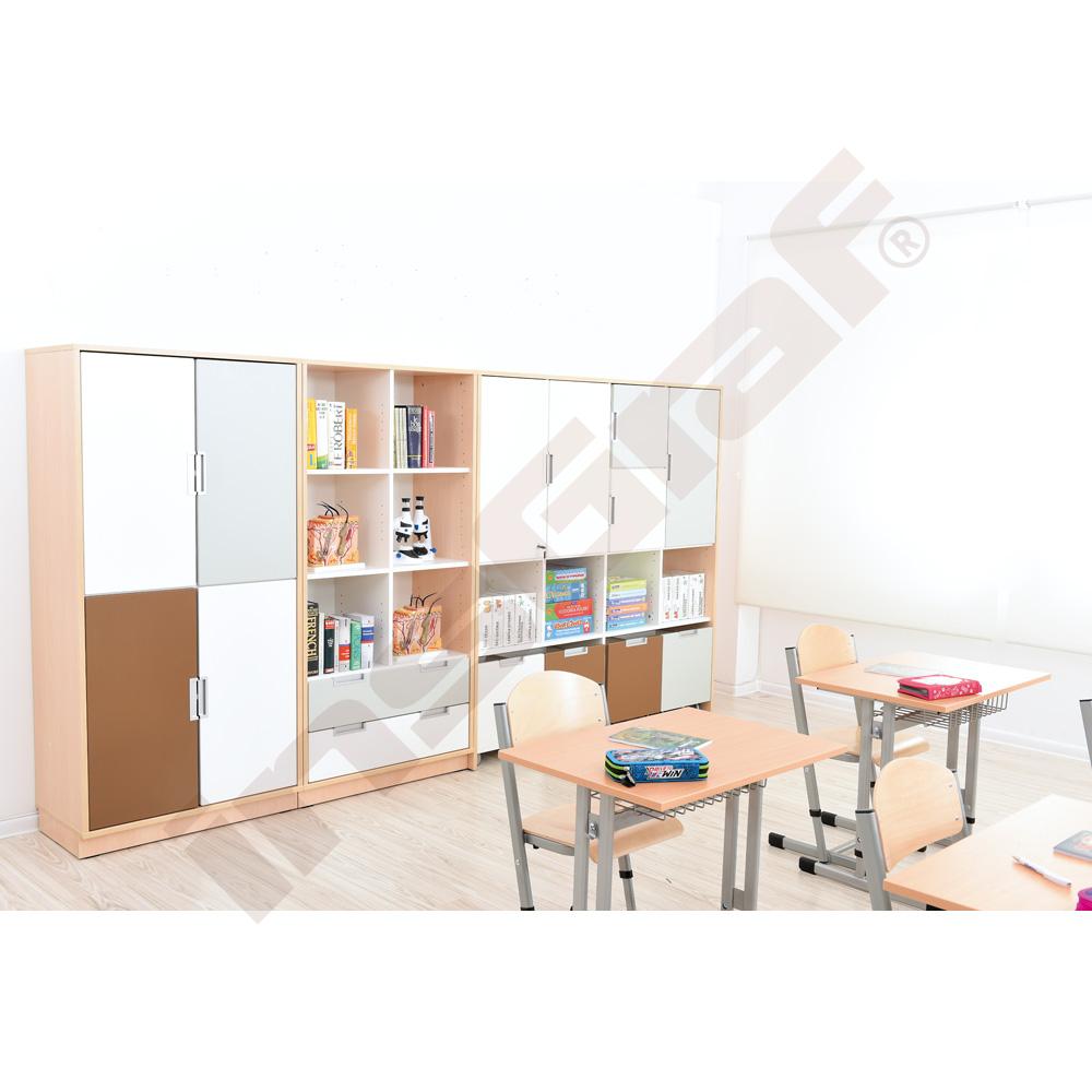 Quadro - skříňka XL na 2 široké zásuvky, světlý javor