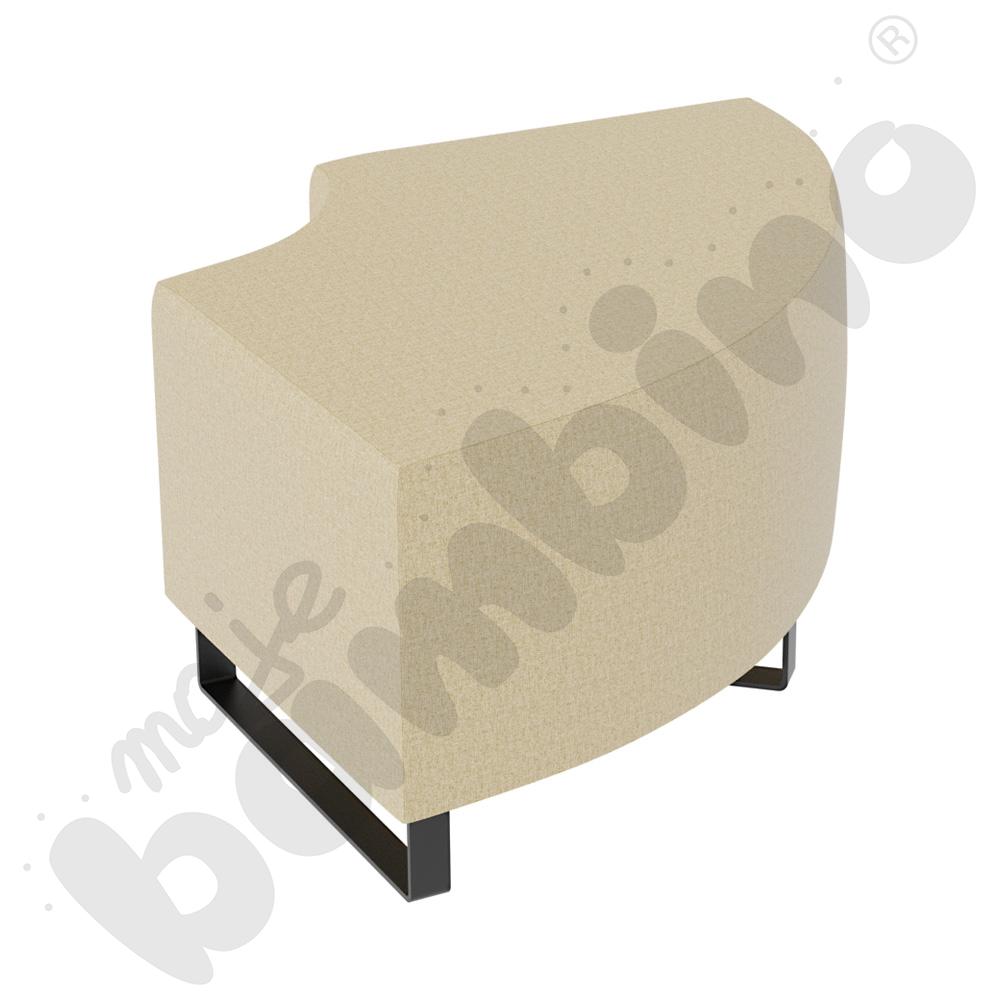 Pufa Universum 1/4 koła rogowa, tkanina RO09