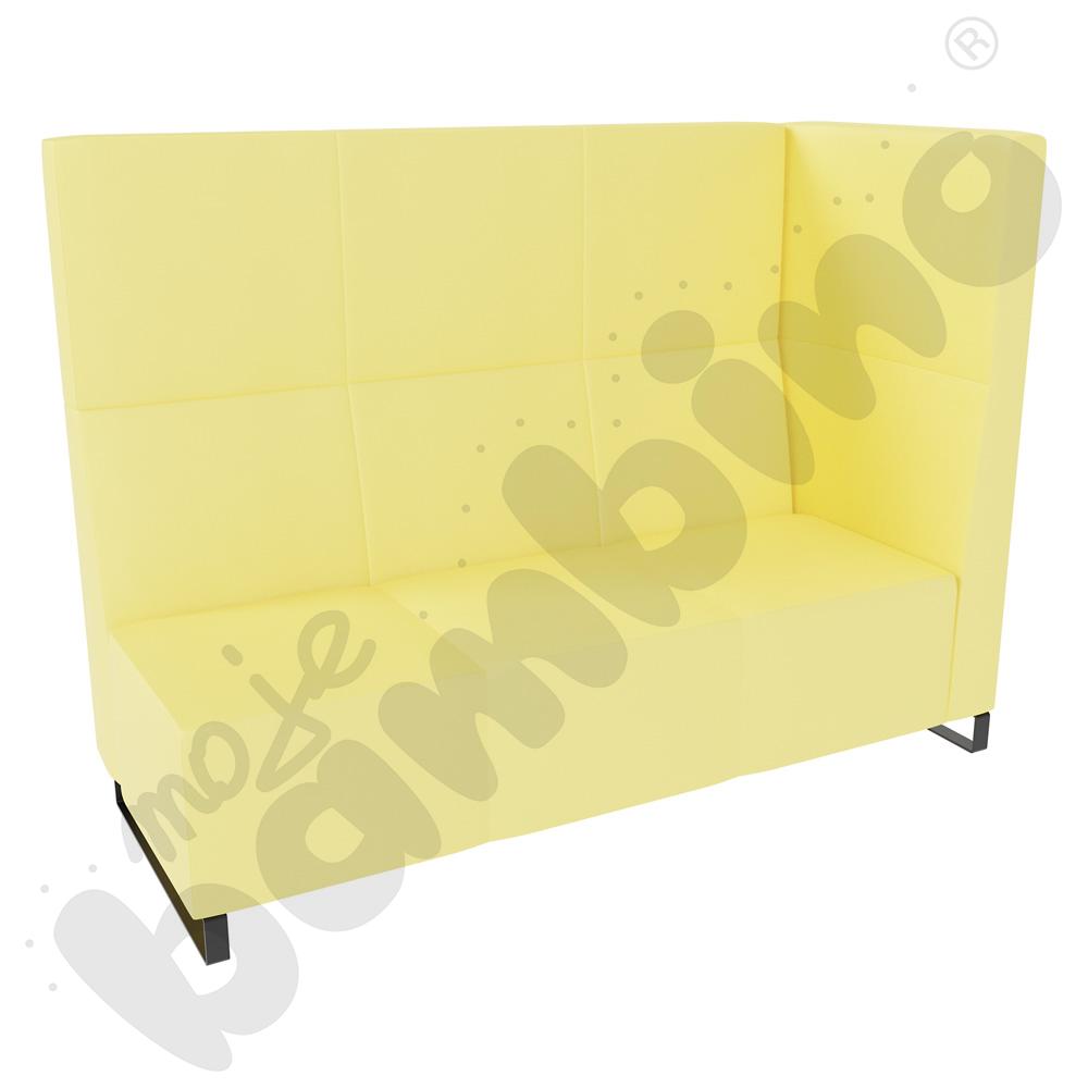 Sofa Universum 3-os. wys. 133 cm, bok średni prawy, tkanina MT10